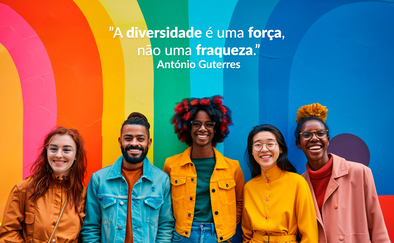 "A diversidade é uma força, não uma fraqueza." António Guterres